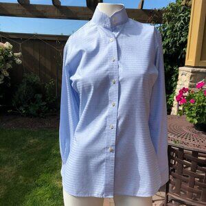 Light Blue Button-Down Women's Shirt - Classic Collar